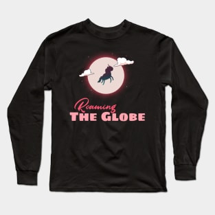 Roaming The Globe Travel Long Sleeve T-Shirt